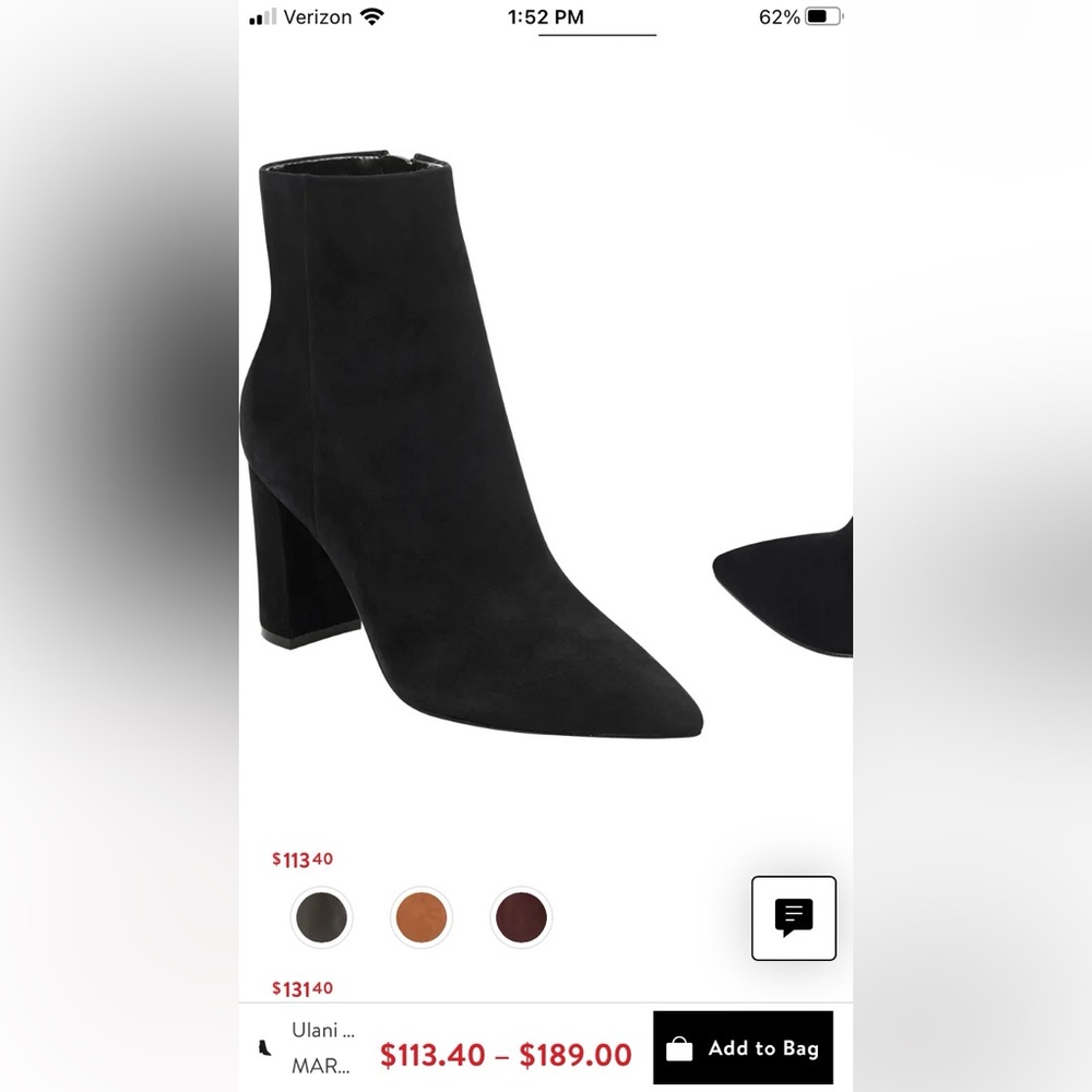 Marc Fisher Suede Booties